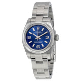 Rolex Lady Oyster Perpetual 26 Blue Dial Stainless Steel Oyster Bracelet Automatic Watch #176200BLASO - Watches of America