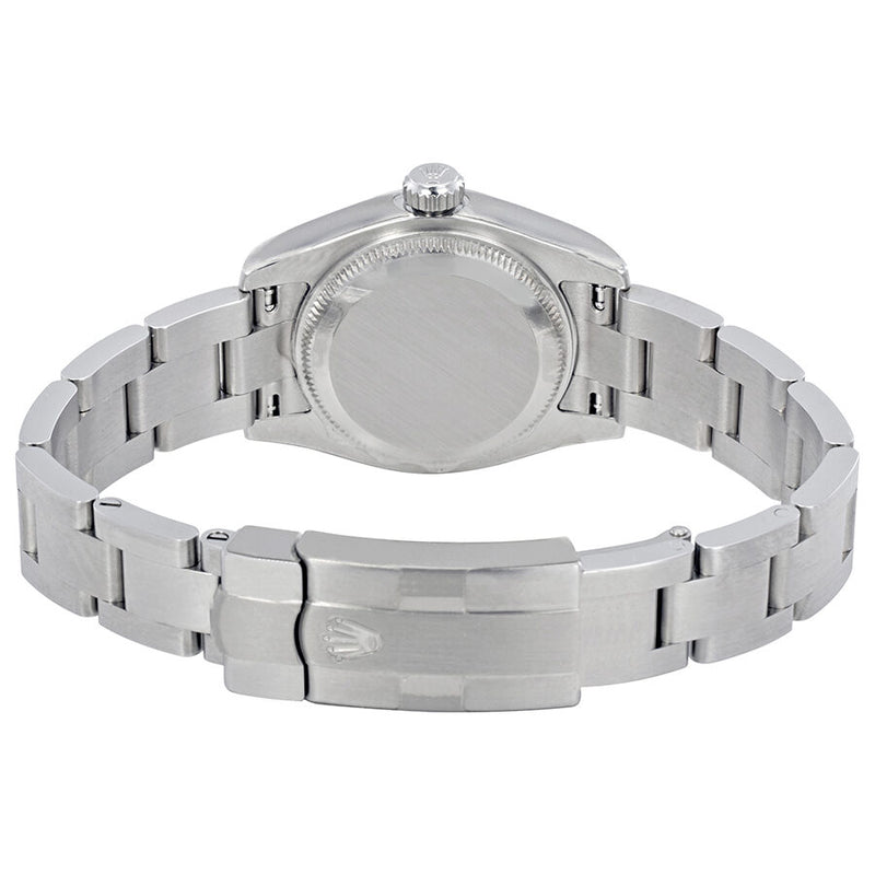 Rolex Lady Oyster Perpetual Silver Dial Maxi Numeral Dial Marker Ladies Watch #176210SMAXI - Watches of America #3