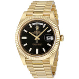 Rolex Oyster Perpetual 18K Yellow Gold Diamond Men's Automatic President Watch #228238BKDP - Watches of America