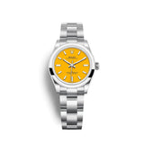 Rolex Oyster Perpetual 31 Automatic Chronometer Yellow Dial Ladies Watch #277200YLSO - Watches of America #2
