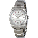 Rolex Oyster Perpetual 31 mm Silver Dial Stainless Steel Bracelet Automatic Unisex Watch #177234SAPSO - Watches of America