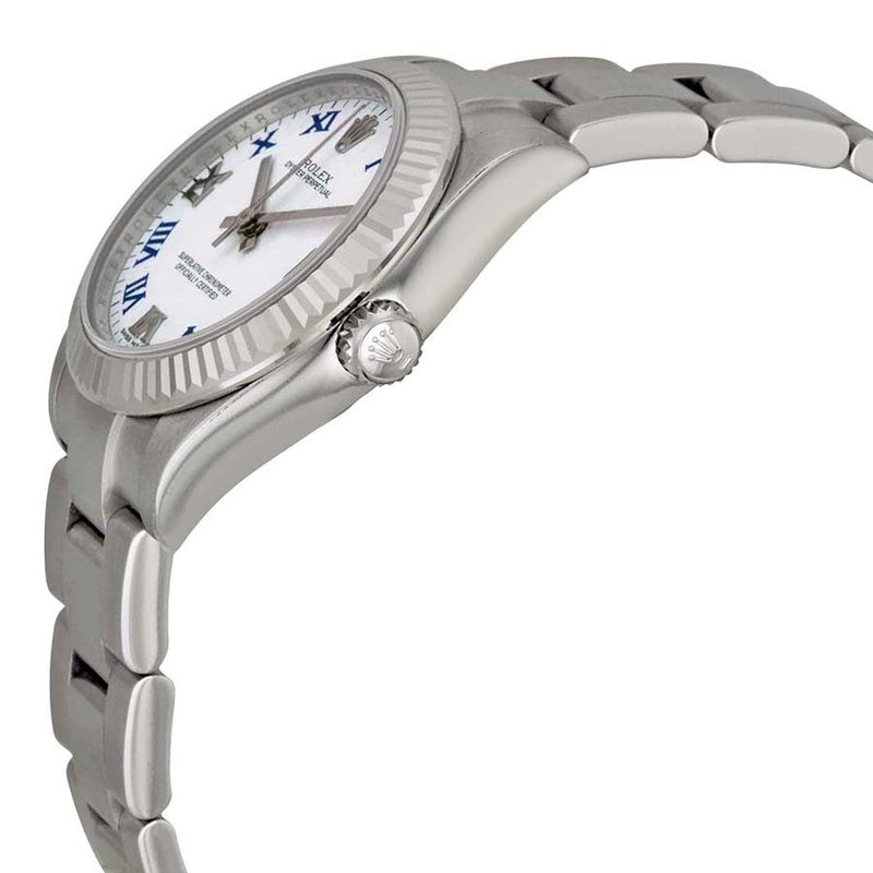Rolex Oyster Perpetual 31 mm White Dial Stainless Steel Bracelet Automatic Ladies Watch #177234WBLRO - Watches of America #2