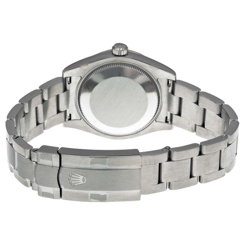Rolex Oyster Perpetual 31 mm White Dial Stainless Steel Bracelet Automatic Ladies Watch #177234WBLRO - Watches of America #3