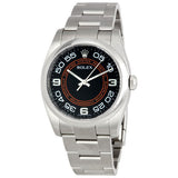 Rolex Oyster Perpetual 36 mm Black Concentric Dial Stainless Steel Bracelet Automatic Men's Watch #116000BKCOAO - Watches of America