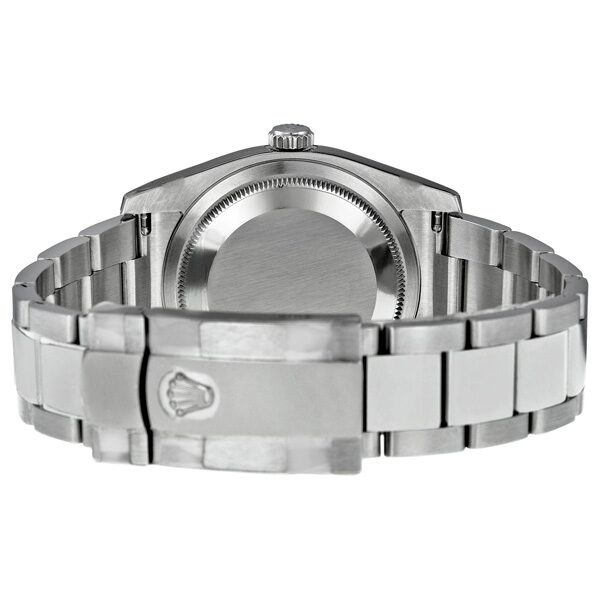 Rolex Oyster Perpetual 36 mm Black Dial Stainless Steel Bracelet Automatic Men's Watch BKSO #116234 - Watches of America #3