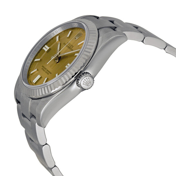 Rolex Oyster Perpetual 36 mm Grape Dial Stainless Steel Bracelet Automatic Men's Watch #116034WGSO - Watches of America #2