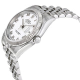 Rolex Oyster Perpetual 36 mm White Dial Stainless Steel Jubilee Bracelet Automatic Men's Watch #116234WRJ - Watches of America #2