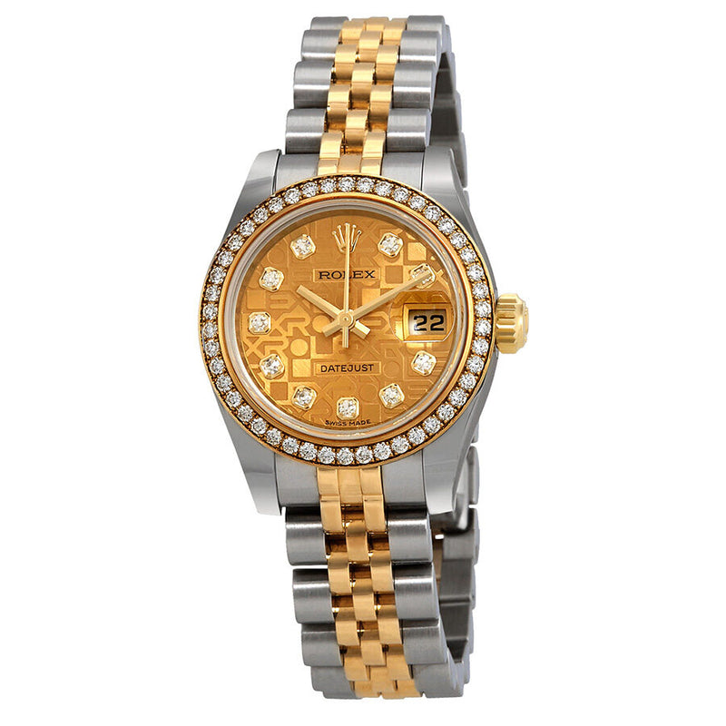 Rolex Oyster Perpetual Champagne Jubilee Diamond Automatic Ladies Watch #79383CJDJ - Watches of America