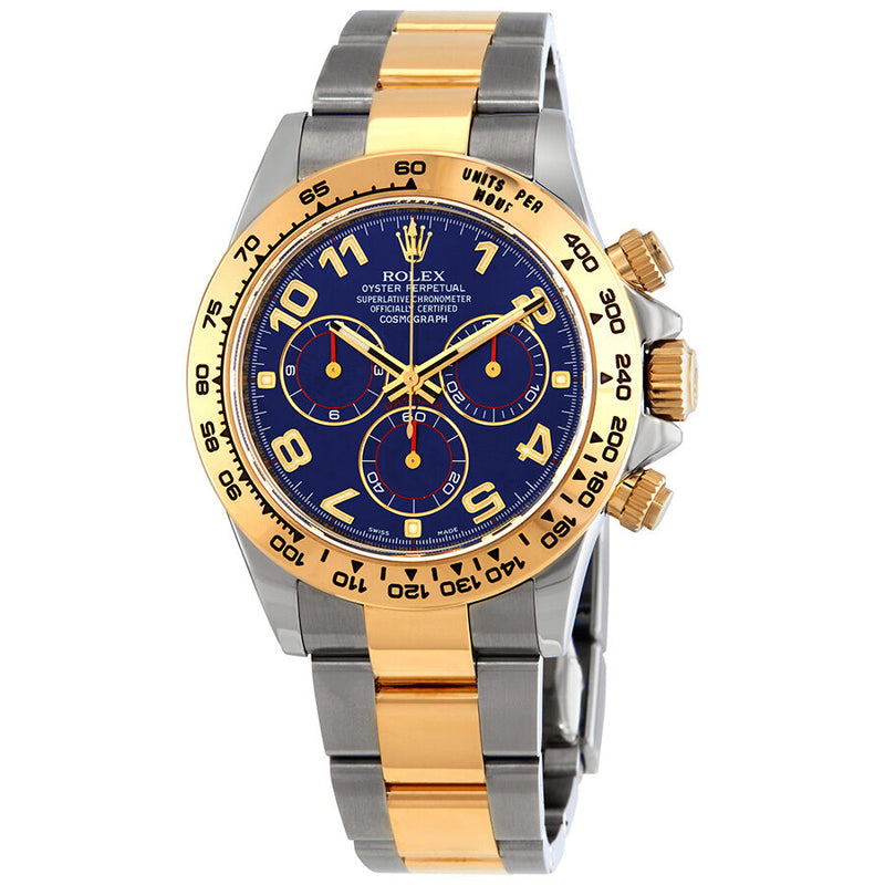 Rolex Oyster Perpetual Cosmograph Daytona Chronograph Automatic Men's Stainless Steel and 18 Carat Yellow Gold Watch #116503BLAO - Watches of America