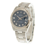 Rolex Oyster Perpetual Datejust 31 Automatic Chronometer Diamond Blue Dial Ladies Watch #178344BLDO - Watches of America #4