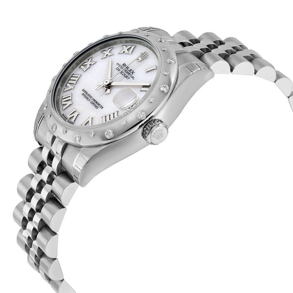 Rolex Oyster Perpetual Datejust 31 Mother of Pearl Dial Stainless Steel Jubilee Bracelet Automatic Ladies Watch #178344PMRJ - Watches of America #2