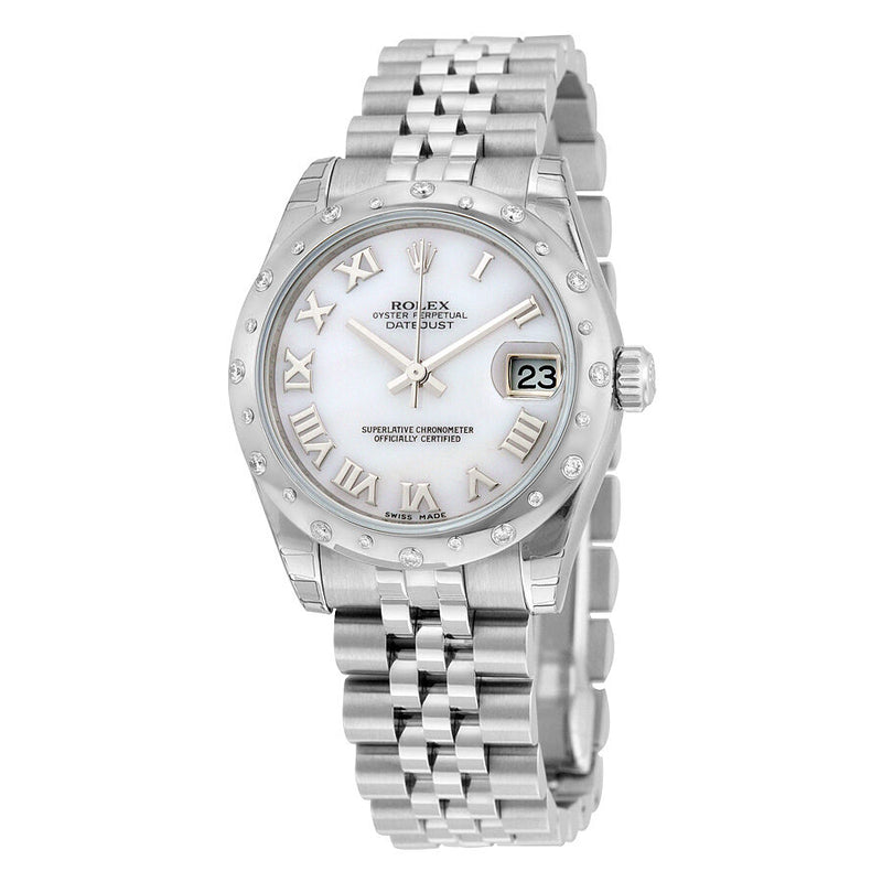 Rolex Oyster Perpetual Datejust 31 Mother of Pearl Dial Stainless Steel Jubilee Bracelet Automatic Ladies Watch #178344PMRJ - Watches of America