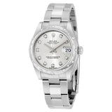 Rolex Oyster Perpetual Datejust 31 Silver Dial Stainless Steel Bracelet Automatic Ladies Watch #178344SDO - Watches of America