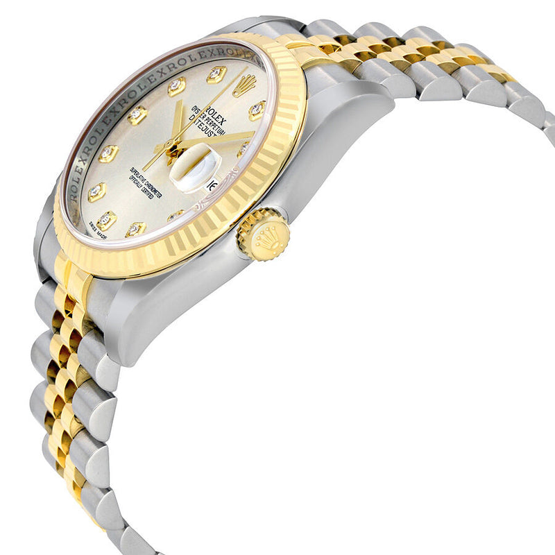 Rolex Oyster Perpetual Datejust 36 Automatic Silver Dial Stainless Steel and 18kt Yellow Gold Jubilee Bracelet Men's Watch 116233SDJ #116233-SDJ - Watches of America #2