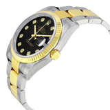 Rolex Oyster Perpetual Datejust 36 Black Dial Stainless Steel and 18K Yellow Gold Bracelet Automatic Men's Watch #116233BKDO - Watches of America #2