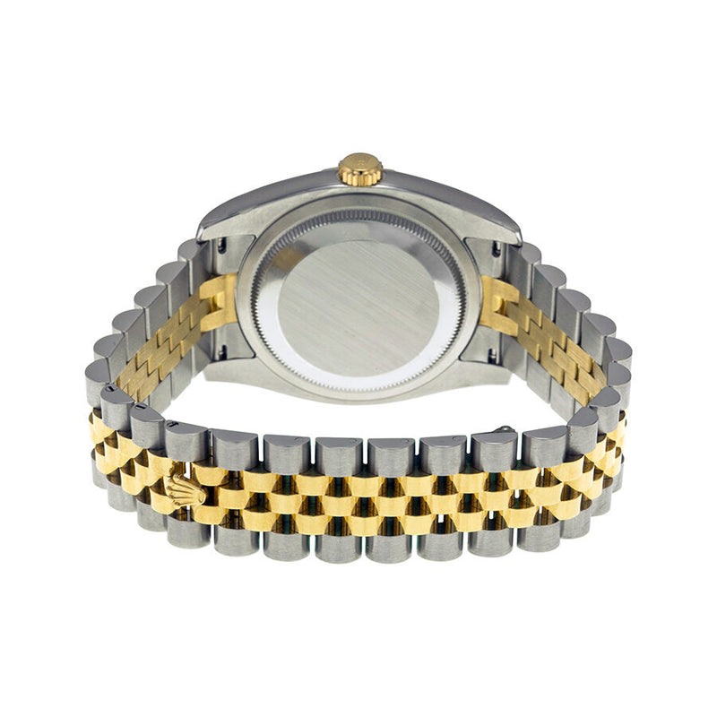 Rolex Oyster Perpetual Datejust 36 Blue Dial Stainless Steel and 18K Yellow Gold Jubilee Bracelet Automatic Men's Watch #116233BLJDJ - Watches of America #3