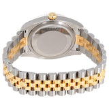 Rolex Oyster Perpetual Datejust 36 Ivory Pyramid Dial Stainless Steel and 18K Yellow Gold Jubilee Bracelet Automatic Men's Watch #116233IPRJ - Watches of America #3