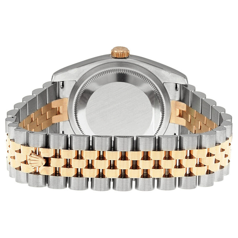 Rolex Oyster Perpetual Datejust 36 Pink Dial Stainless Steel and 18K Everose Gold Jubilee Bracelet Automatic Men's Watch #116231PJDJ - Watches of America #3