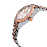 Rolex Oyster Perpetual Datejust 36 White Dial Stainless Steel and 18K Everose Gold Jubilee Bracelet Automatic Men's Watch #116231WDJ - Watches of America #2