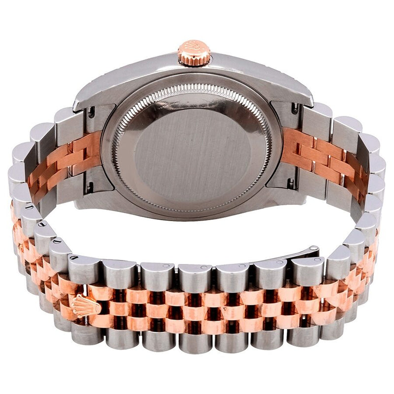 Rolex Oyster Perpetual Datejust 36 White Dial Stainless Steel and 18K Everose Gold Jubilee Bracelet Automatic Men's Watch #116231WDJ - Watches of America #3
