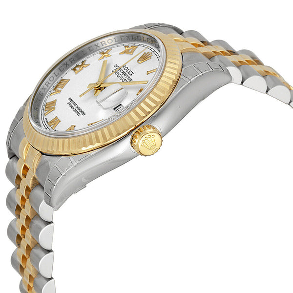 Rolex Oyster Perpetual Datejust 36 White Dial Stainless Steel and 18K Yellow Gold Jubilee Bracelet Automatic Men's Watch 116233WRJ #116233-WRJ - Watches of America #2