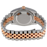Rolex Oyster Perpetual Datejust Silver Dial Stainless Steel 18K Everose Gold Diamond Ladies Watch 116201SDJ#116201SJDJ - Watches of America #3