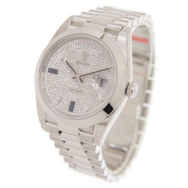 Rolex Oyster Perpetual Day-Date 40 Automatic Chronometer Men's Watch 228206-0029 #228206PAVEP - Watches of America #2