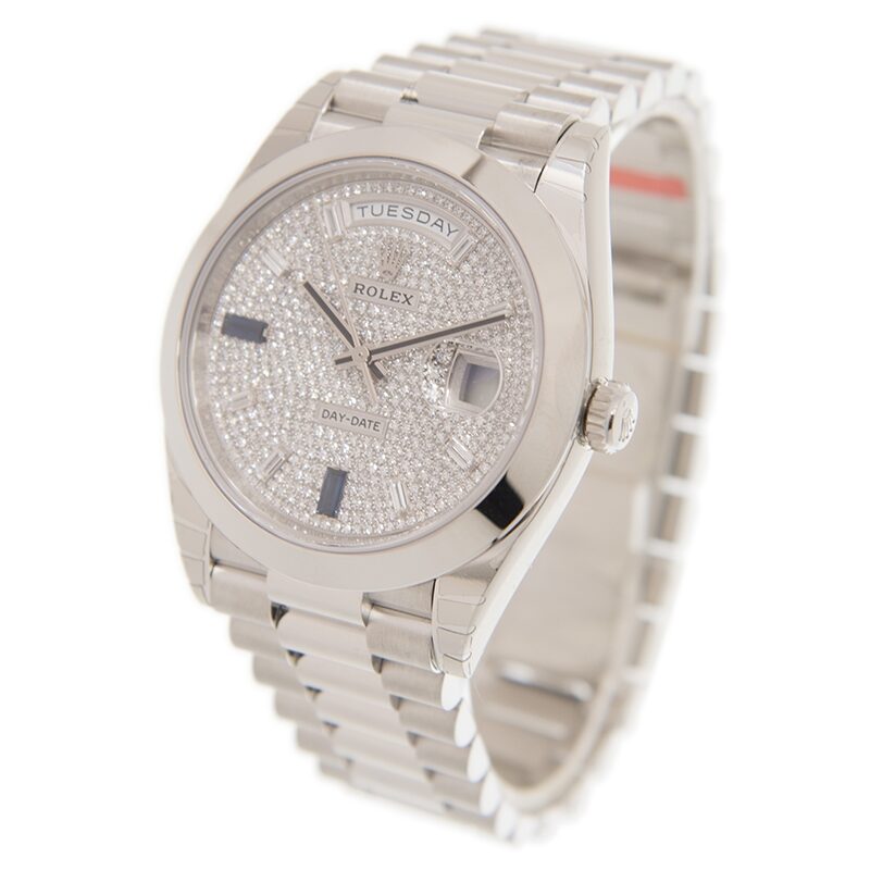 Rolex Oyster Perpetual Day-Date 40 Automatic Chronometer Men's Watch 228206-0029 #228206PAVEP - Watches of America #2
