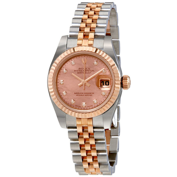 Rolex Oyster Perpetual Goldust Diamond Dial Ladies Automatic Ladies Jubilee Watch #179171GDDJ - Watches of America