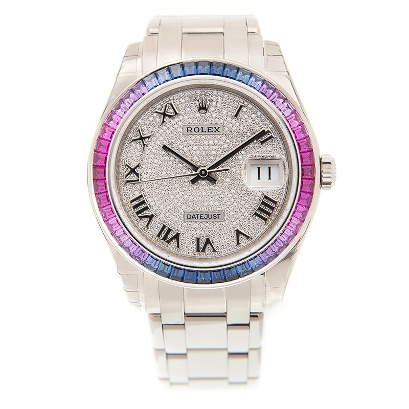 Rolex Pearlmaster 39 Automatic Chronometer Diamond Unisex Watch #86349 SAFUBL - Watches of America