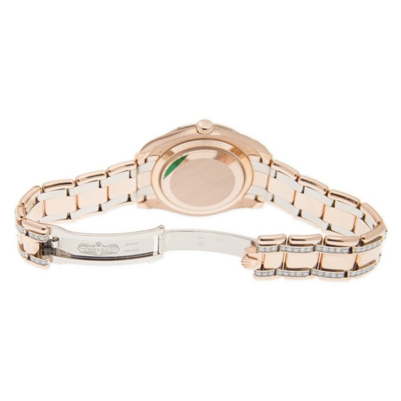 Rolex Pearlmaster 39 Diamond Pave Dial Men's 18kt Rose Gold Pearlmaster Watch #86285DRPM - Watches of America #6