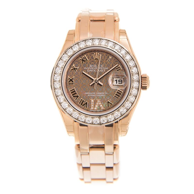 Rolex Pearlmaster Automatic Diamond Watch 80285MRDP#80285 MRDP - Watches of America