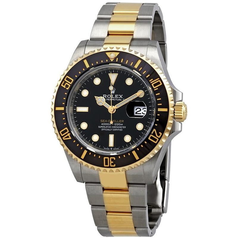 Rolex Sea-Dweller Automatic Chronometer Oystersteel and Yellow Gold Watch BKSO#126603 - Watches of America