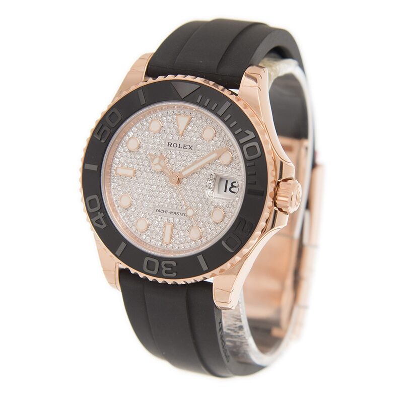 Rolex Yacht-Master Diamond Set Dial Unisex Watch #268655-0007 - Watches of America #3