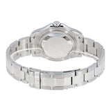 Rolex Yacht-Master Platinum Dial Stainless Steel Automatic Midsize Watch PLSO#168622 - Watches of America #3