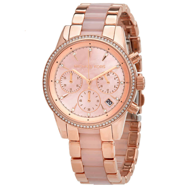 Michael Kors Ritz Cronógrafo Cuarzo Cristal Ladies Watch MK6769