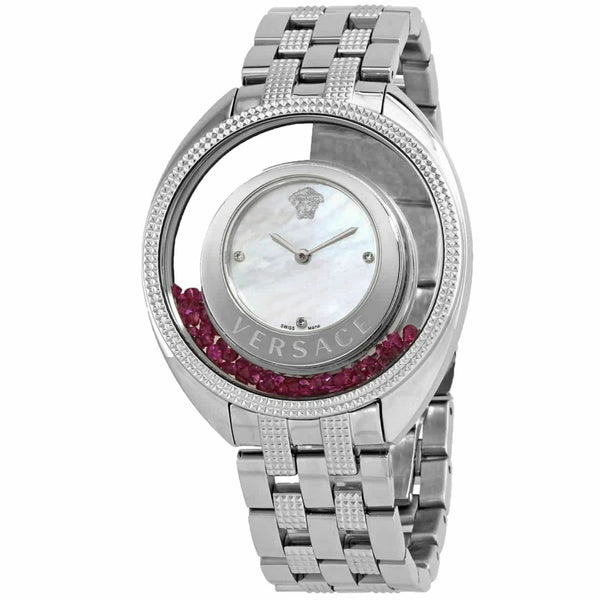 Versace Destiny Spirit esferas flotantes cuarzo diamante señoras reloj 86Q953MD497S099