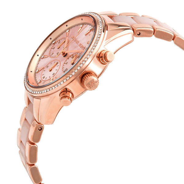 Michael Kors Ritz Cronógrafo Cuarzo Cristal Ladies Watch MK6769