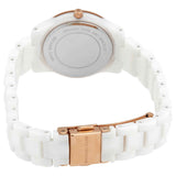 Michael Kors Runway Mercer Reloj de cuarzo con esfera plateada y cristal para mujer MK6840