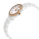 Michael Kors Runway Mercer Reloj de cuarzo con esfera plateada y cristal para mujer MK6840