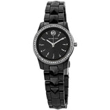 Michael Kors Runway Mercer cuarzo cristal esfera negra reloj MK6839