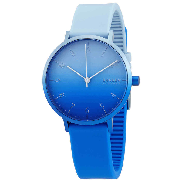 Skagen Aaren Reloj de cuarzo con esfera azul para mujer SKW2900