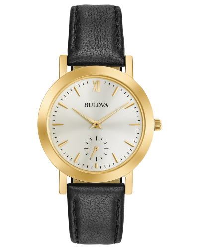 Bulova Classics Reloj de cuarzo con esfera plateada para mujer 97L159