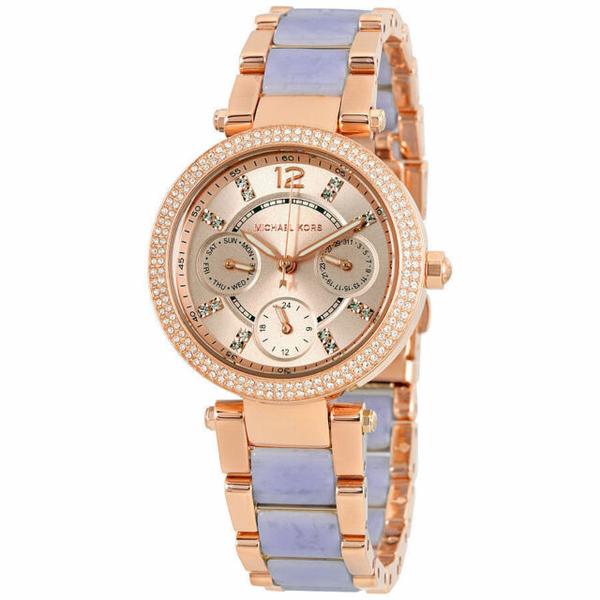 Michael Kors Mini Parker Reloj multifunción para mujer MK6327