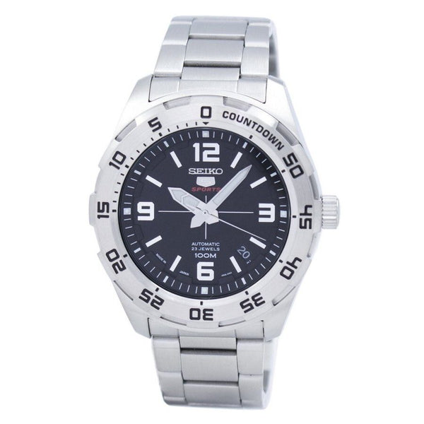 Seiko 5 Automatic Black Dial Stainless Steel Men's Watch #SRPB79J1 - Watches of America