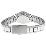 Seiko 5 Automatic Black Dial Stainless Steel Ladies Watch #SYMC27 - Watches of America #3