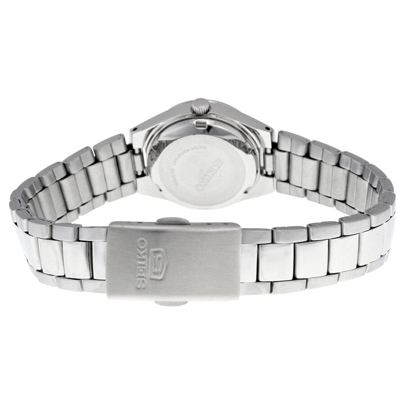 Seiko 5 Automatic Black Dial Stainless Steel Ladies Watch #SYMC27 - Watches of America #3