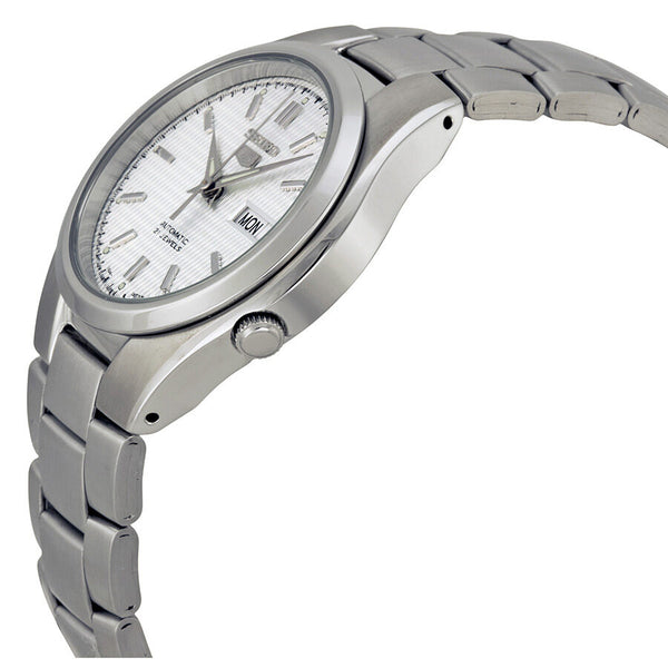 Seiko 5 Automatic Silver Dial Stainless Steel Men's Watch #SNK601 - Watches of America #2