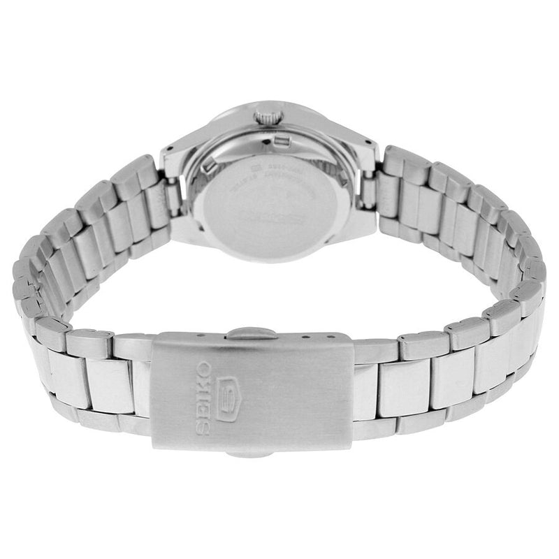 Seiko 5  Automatic Silver Dial Stainless Steel Ladies Watch #SYMC21 - Watches of America #3