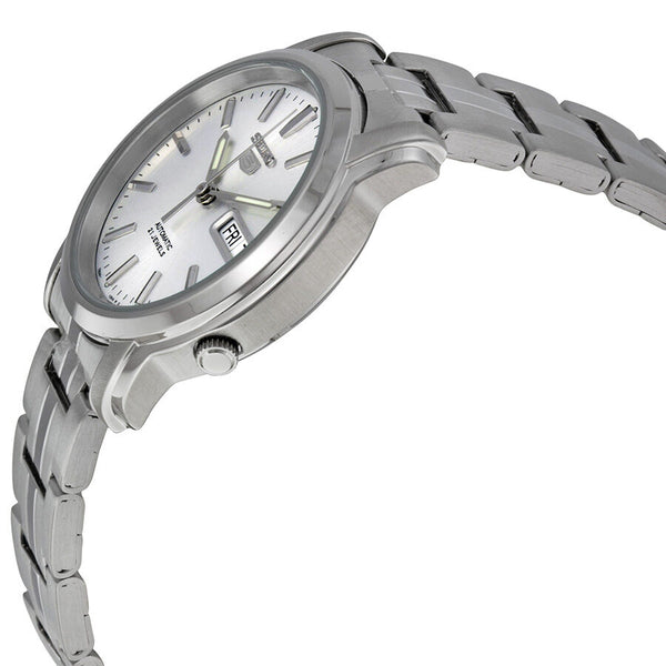 Seiko 5 Automatic Silver Dial Stainless Steel Men's Watch #SNKK65 - Watches of America #2